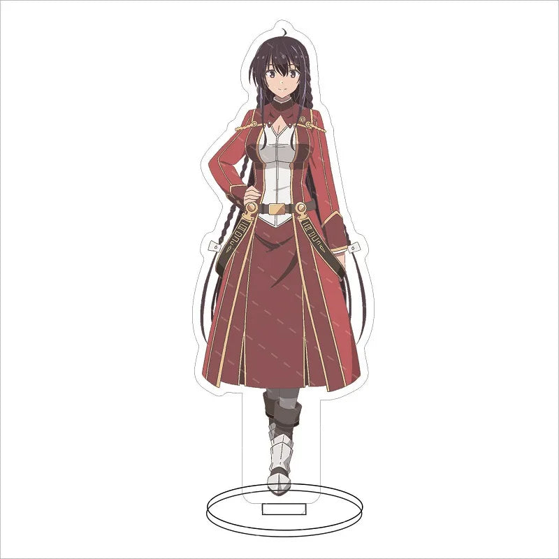 16CM Anime Figure The Misfit of Demon King Academy Misha Necron Sasha Necron Misha Ilioroggo Cos Acrylic Stand Ornaments Gifts