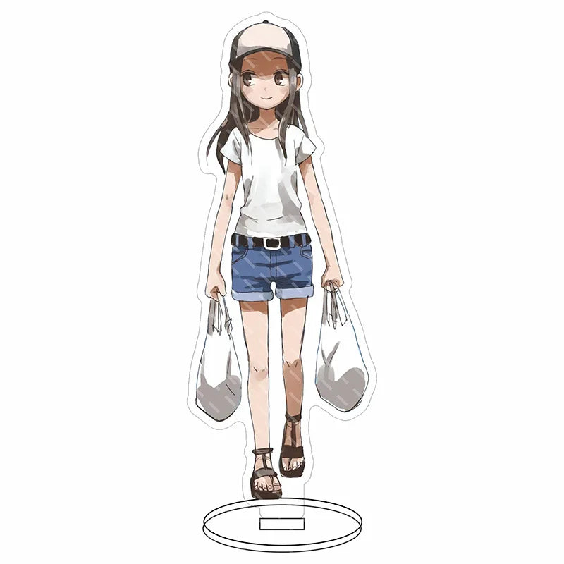 16CM Anime Figure Teasing Master Takagi-san Nishikata Takagi Cos Acrylic Stand Ornaments Cute Chrismas Gifts