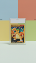 Graded Charizard Holo Card