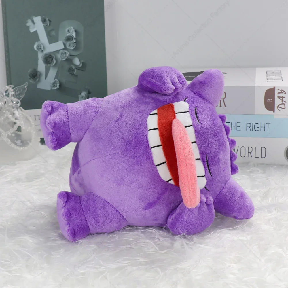 New Pokemon Sleeping Gengar Plush Toys Anime Pocket Monster Mega Gengar Peluche Dolls Birthday Gifts Kids