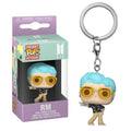 Funko POP Pocket Keychain Toy Men's Team RM SUGA JUNG KOOK JIMIN Jin V J-HOPE Pocket Pop Keychain Vinyl Figure Collection Toys