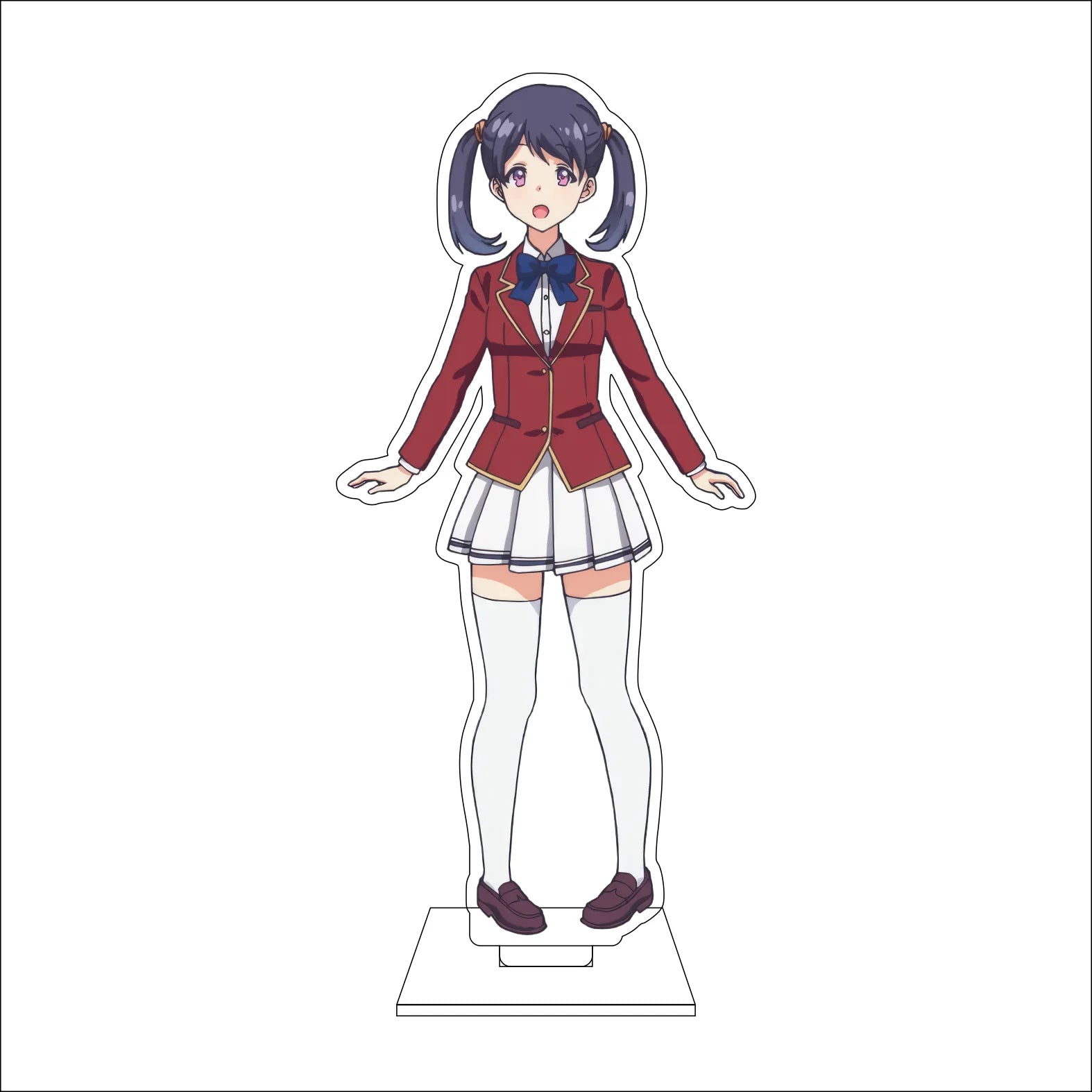 16CM Anime Classroom of the Elite Cosplay Acrylic Figure Stand Plate Ibuki Mio Karuizawa Kei Horikita Suzune Ornaments Gifts
