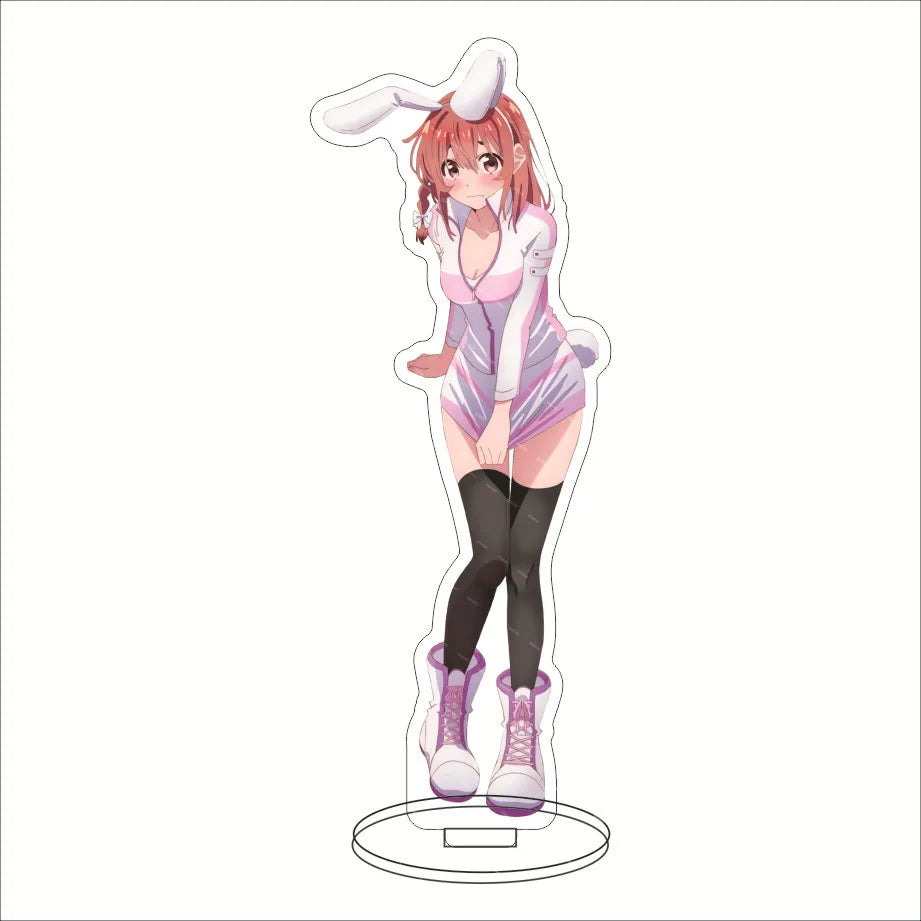 16CM Anime Figure Rent A Girlfriend‌ Ichinose Chizuru Sarashina Ruka Sakurasawa Sumi Nanami Mami Cos Acrylic Stand Ornament Gift