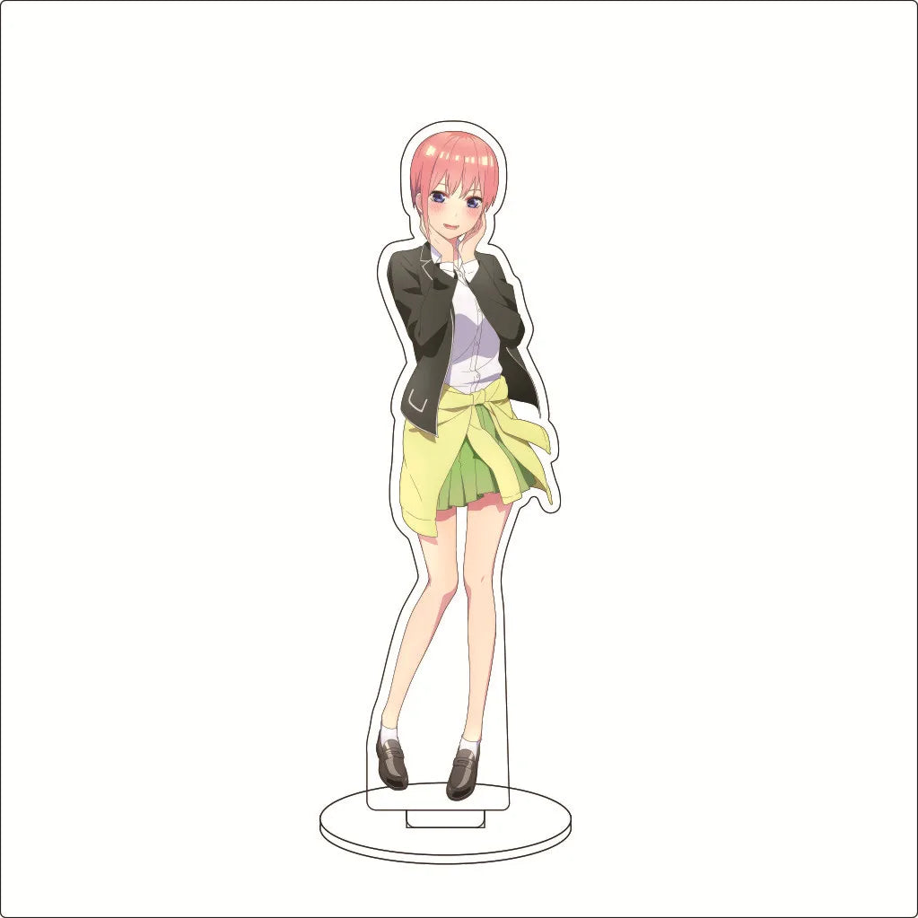 16CM Anime The Quintessential Quintuplets Nakano Nino Nakano Yotsuba Nakano Miku Nakano Ichika Cos Acrylic Figure Stand Ornament