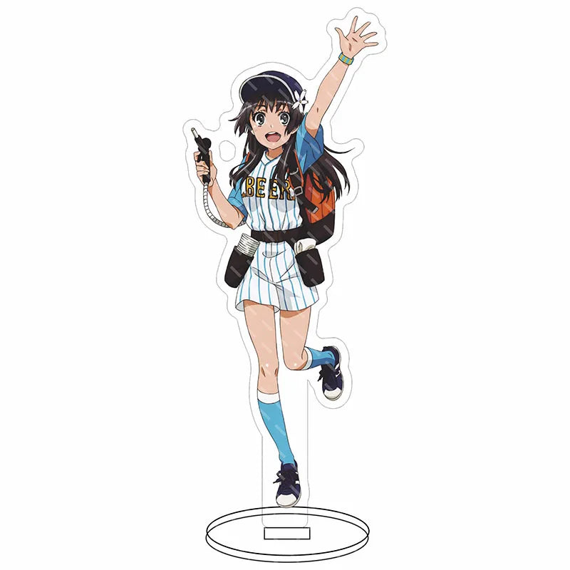 16CM Anime Figure A Certain Scientific Railgun‌ Misaka Mikoto Shirai Kuroko Uiharu Kazari Cos Acrylic Stand Ornaments Gifts