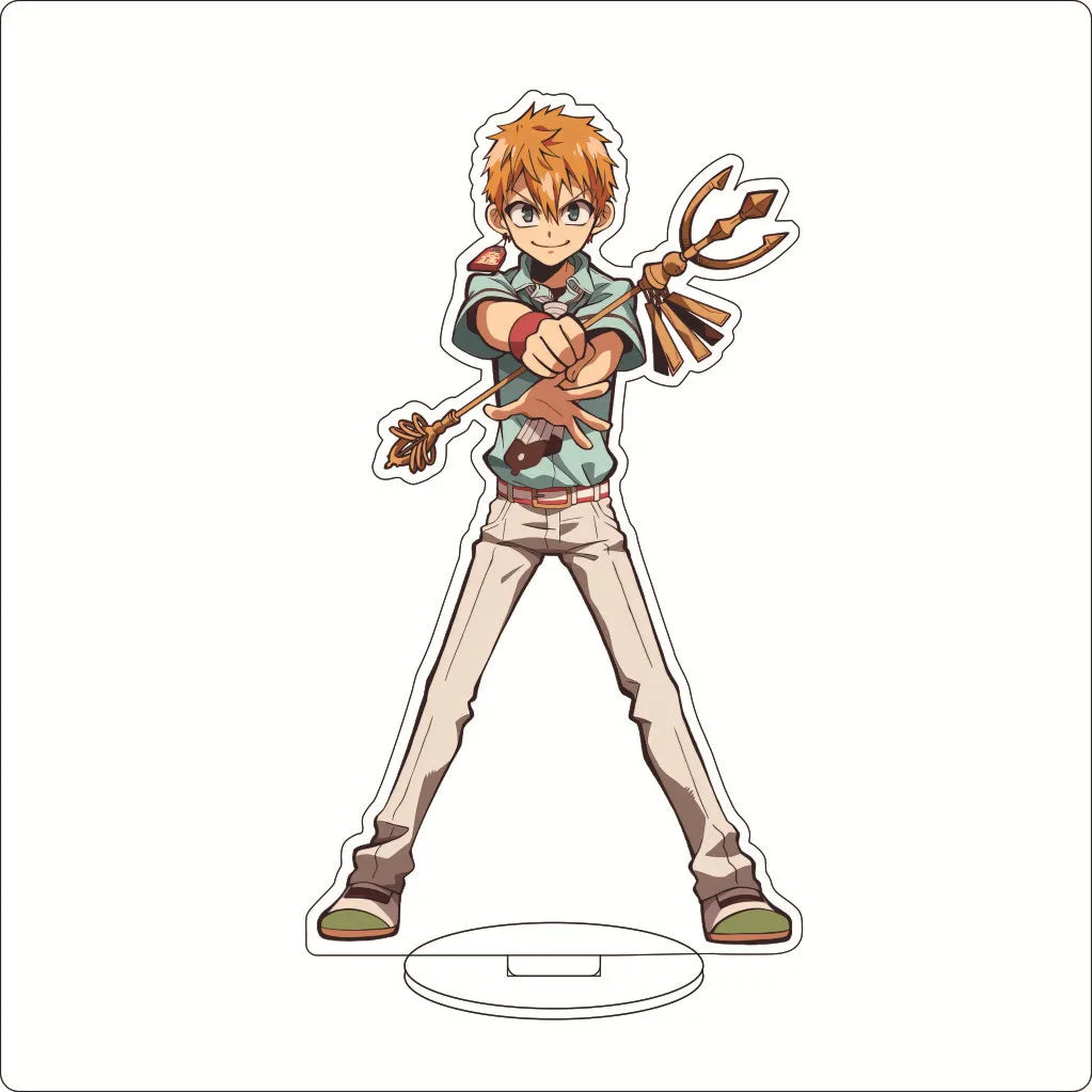 16CM Anime Toilet bound Hanako kun‌ Minamoto Kou Akane Aoi Nanamine Sakura Cos Acrylic Figure Stand Ornaments Chirstmas Gifts