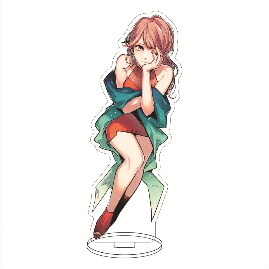 16CM Anime Figure Oshi no Ko Hoshino Ai Hoshino Rubii Arima Kana MEM CYO Hoshino Akua Cos Acrylic Stand Ornaments Cute Gifts