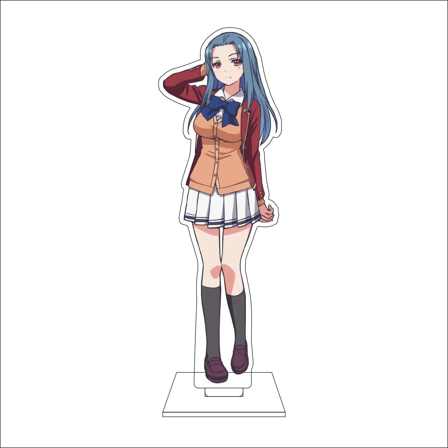 16CM Anime Classroom of the Elite Cosplay Acrylic Figure Stand Plate Ibuki Mio Karuizawa Kei Horikita Suzune Ornaments Gifts