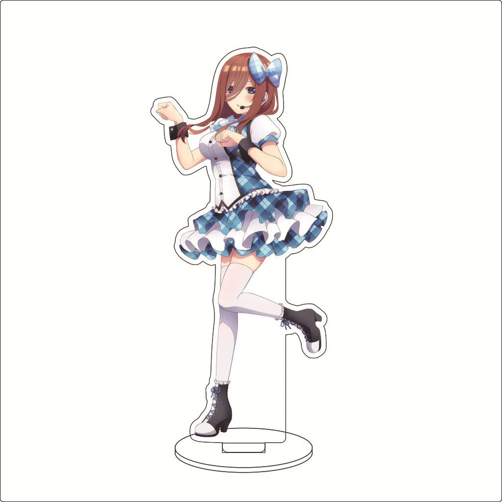 16CM Anime The Quintessential Quintuplets Nakano Nino Nakano Yotsuba Nakano Miku Nakano Ichika Cos Acrylic Figure Stand Ornament