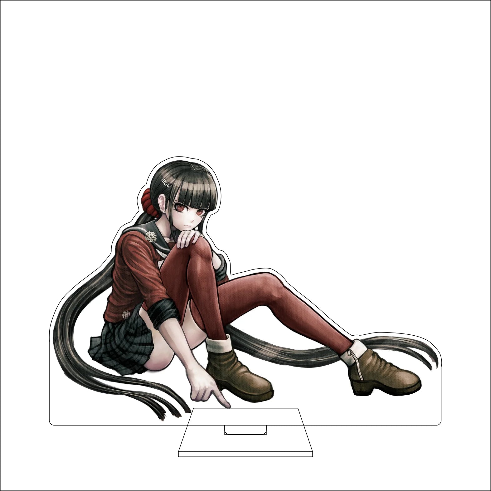16CM Anime Danganronpa Cosplay Acrylic Figure Stand Plate Toko Fukawa Mondo Owada Maizono Sayaka Kirigiri Kyoko Ornaments Gifts
