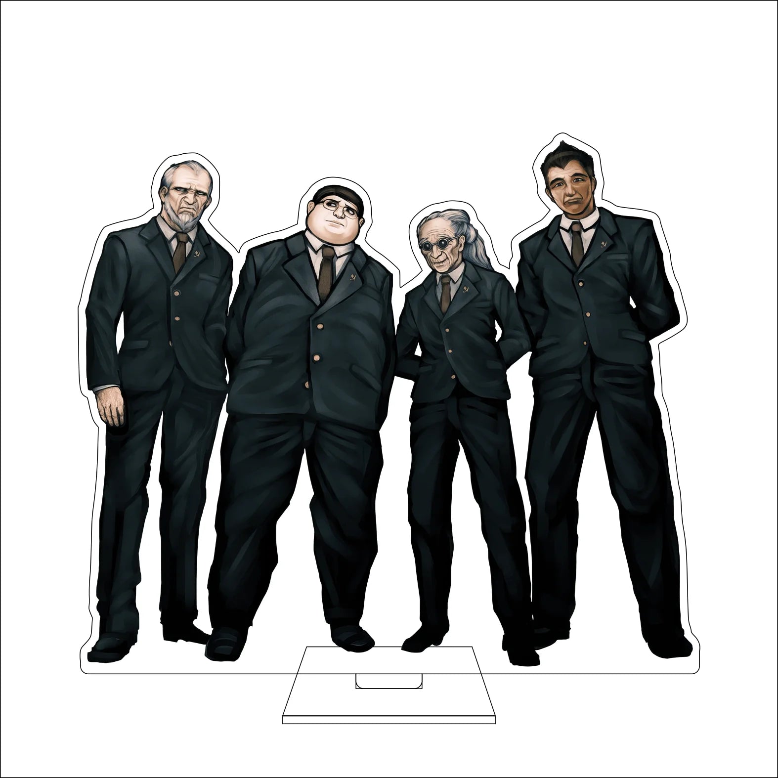 16CM Anime Danganronpa Cosplay Acrylic Figure Stand Plate Toko Fukawa Mondo Owada Maizono Sayaka Kirigiri Kyoko Ornaments Gifts