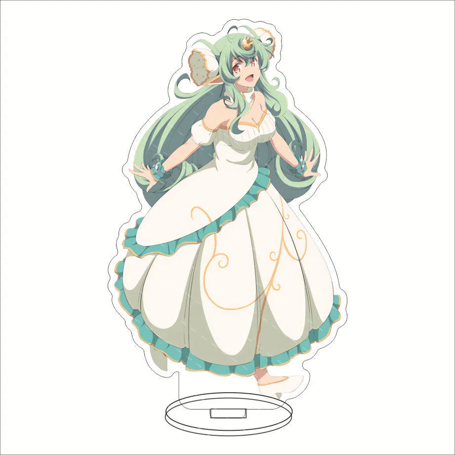 16CM Anime Figure The Misfit of Demon King Academy Misha Necron Sasha Necron Misha Ilioroggo Cos Acrylic Stand Ornaments Gifts