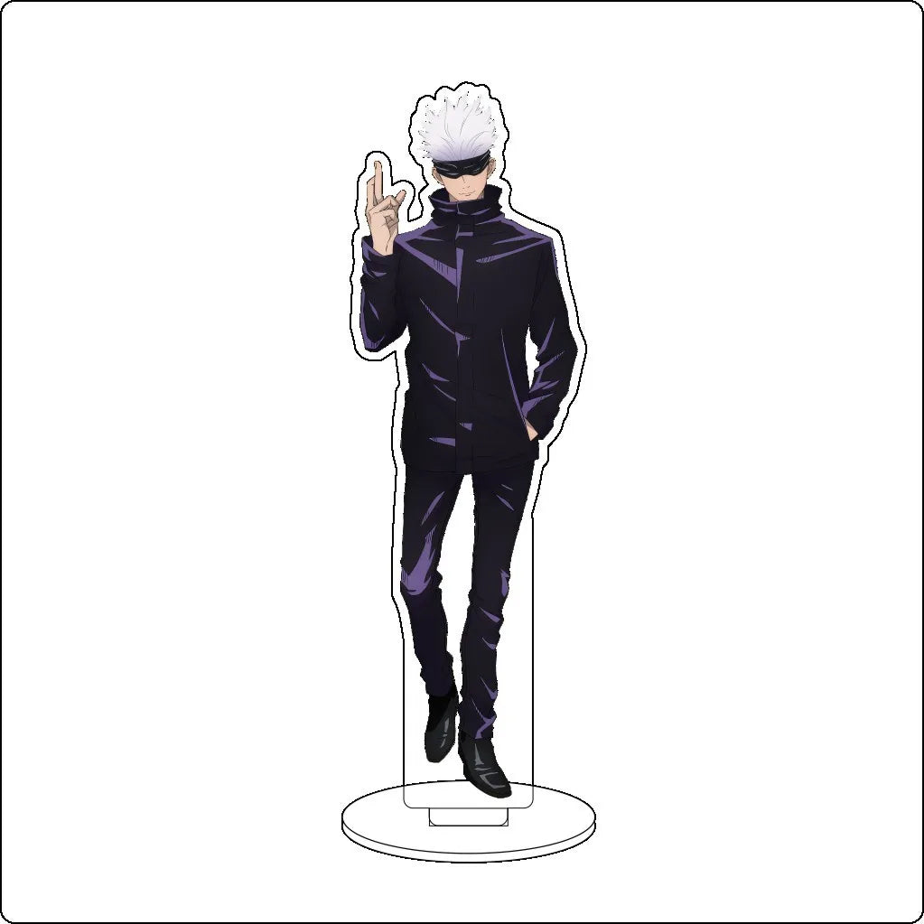 16CM Anime Jujutsu Kaisen Gojo Satoru Itadori Yuji Fushiguro Megumi Zen'in Maki Cos Acrylic Figure Stand Ornaments Chrismas Gift