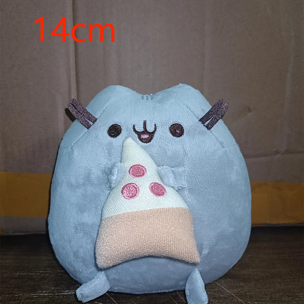 Simulated Cat Doll Plush Toy Anime Cat Soft Home Decoration Tabletop Bedroom Decoration Kids Toy Series Accessories Gifts/