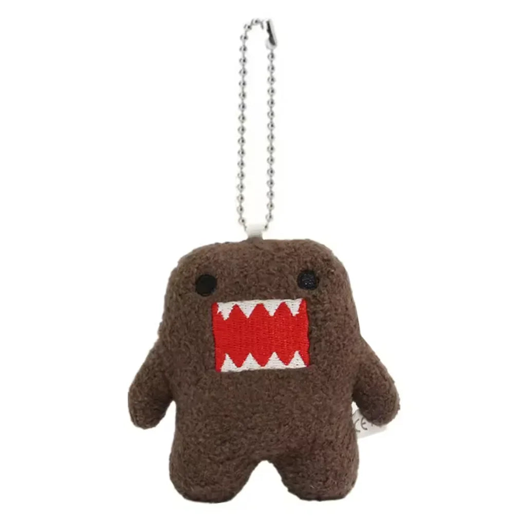 Kawaii Cute Domo Kun Plush Keychain Ball Chain Cartoon Anime Kawaii Cute Bag Keychains Small Xmas Gift