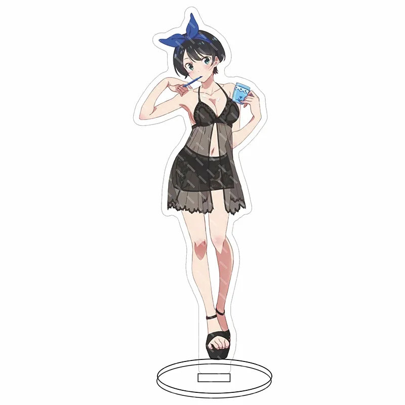16CM Anime Figure Rent A Girlfriend‌ Ichinose Chizuru Sarashina Ruka Sakurasawa Sumi Nanami Mami Cos Acrylic Stand Ornament Gift