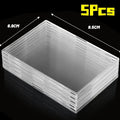Clear Acrylic Card Holder Snap Type Gaming Sports Trading Card Display Case Kpop Idol Photo Protective Sleeves Not Magnetic