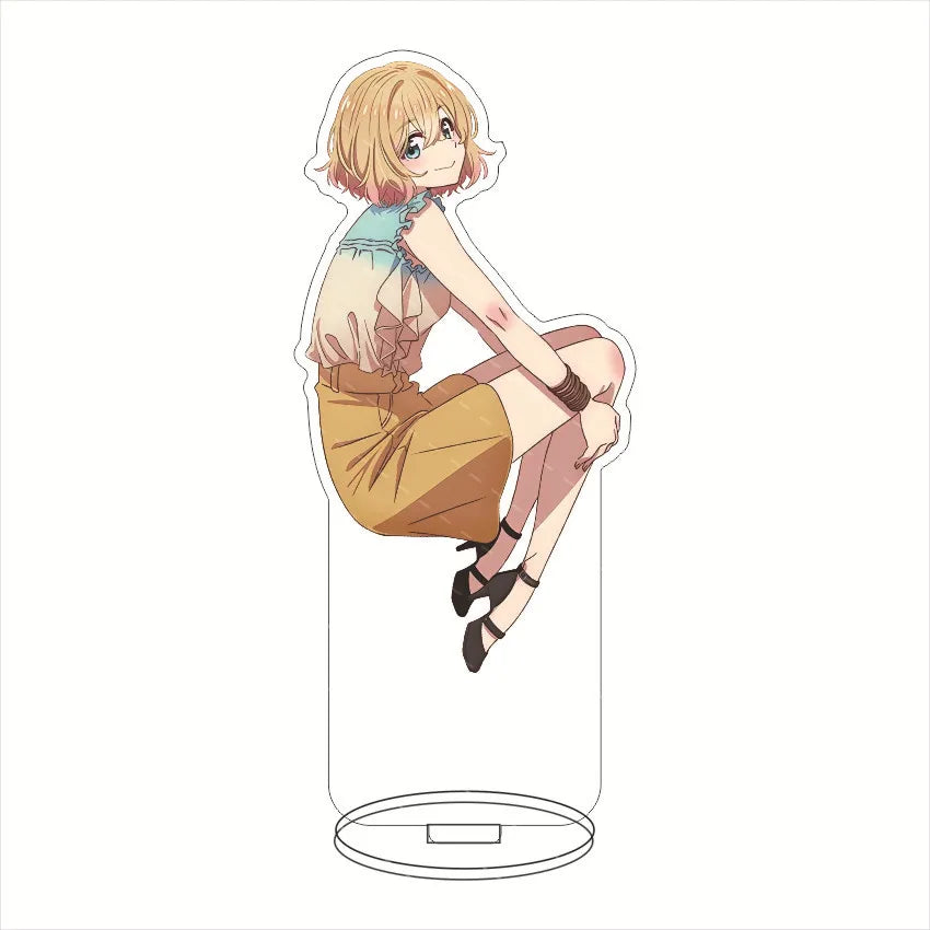 16CM Anime Figure Rent-A-Girlfriend‌ Mizuhara Chizuru Nanami Mami Sarashina Ruka Sakurasawa Sumi Cos Acrylic Stand Ornaments