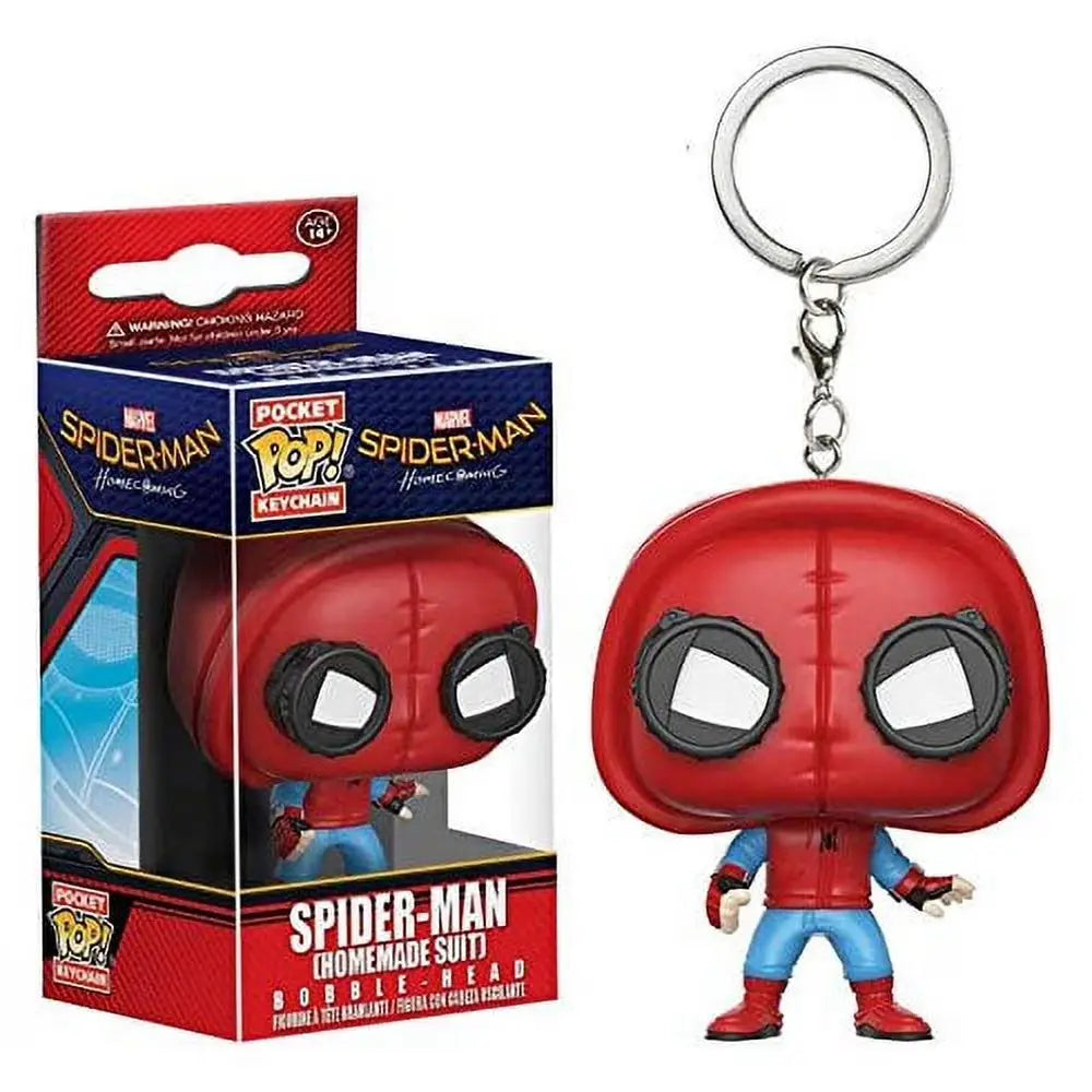 NEW FUNKO POP Spider-Man Spider-GWEN GREEN GOBLIN ZOMBIE HUNTER SPIDEY Peter Parker Mysterio Keychain Vinyl Figure Toys
