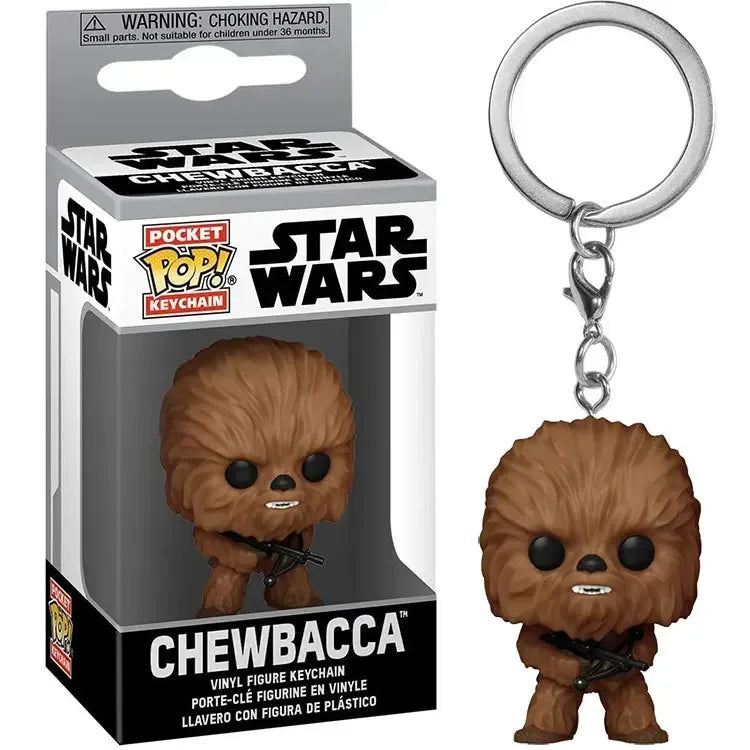 FUNKO POP Star Wars Hera Syndulla AHSOKA BO-KATAN Leiya IG-11 Chubacca R2-D2 Darth Vader Stromtrooper Pocket Pop Keychain Toys