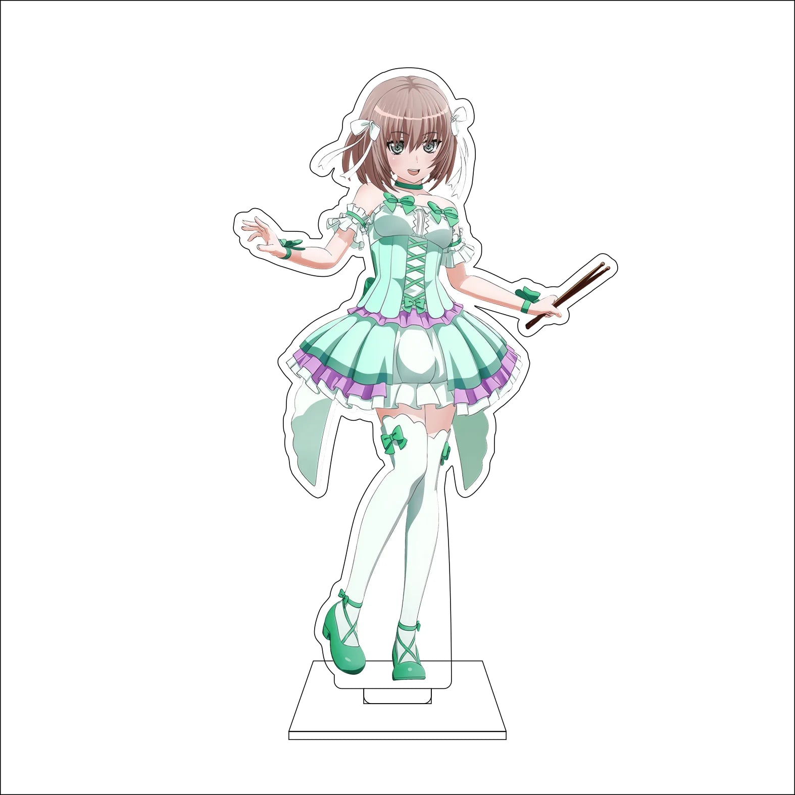 16CM Anime BanG Dream! Cosplay Acrylic Figure Stand Plate Ran Mitake Moca Aoba Himari Uehara Tomoe Udagawa Ornaments Gifts