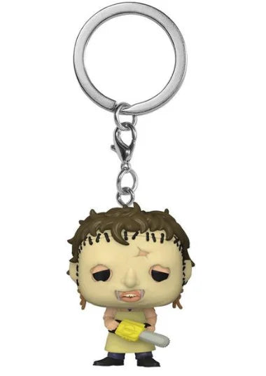 New Arrival FUNKO POP Pocket Chainsaw Massacre Leatherface Keychain Action Figure Collection Toys for Decoration Gifts