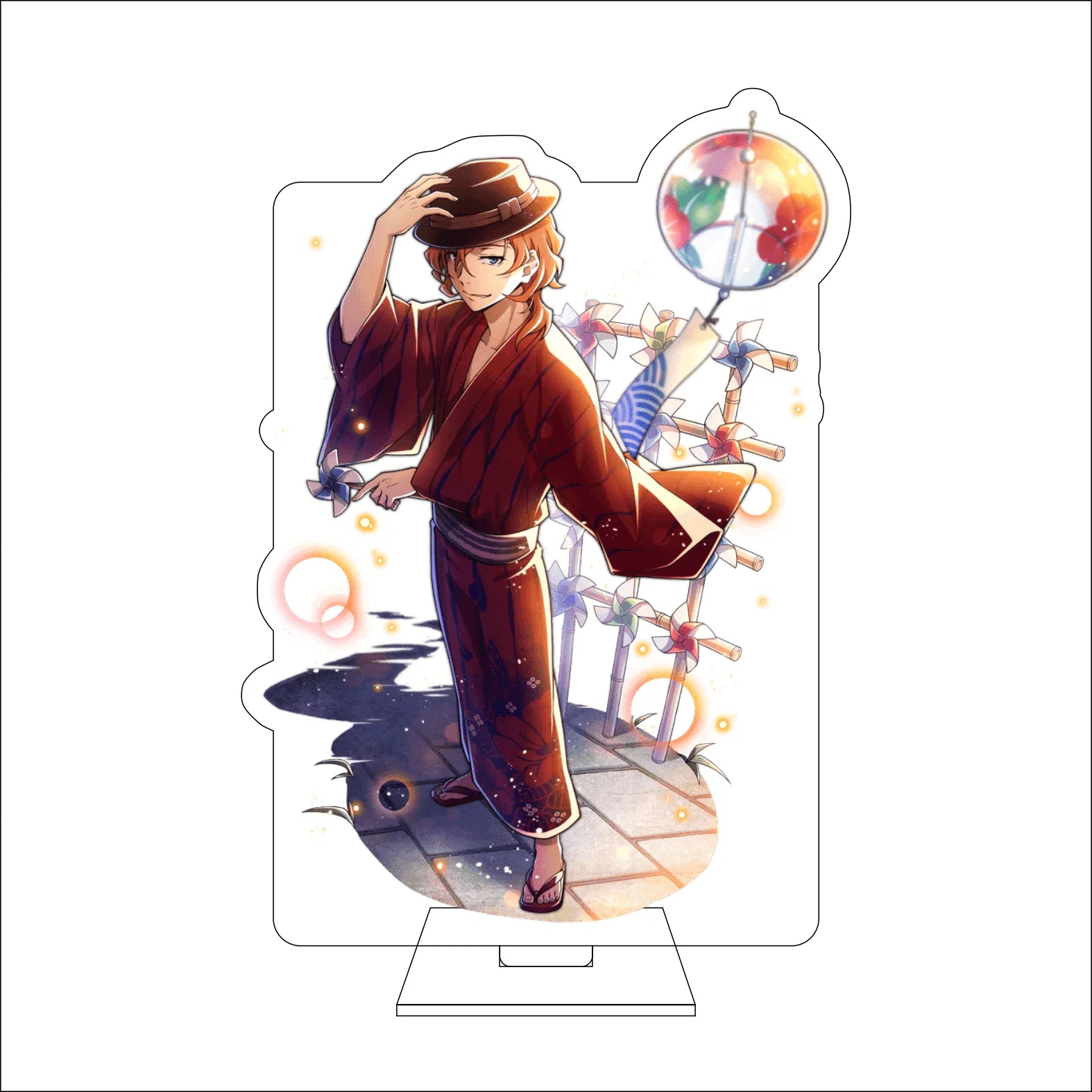 16CM Anime Bungo Stray Dogs Cosplay Acrylic Figure Stand Plate Ryunosuke Akutagawa Nakahara Chuuya Ornaments Gifts