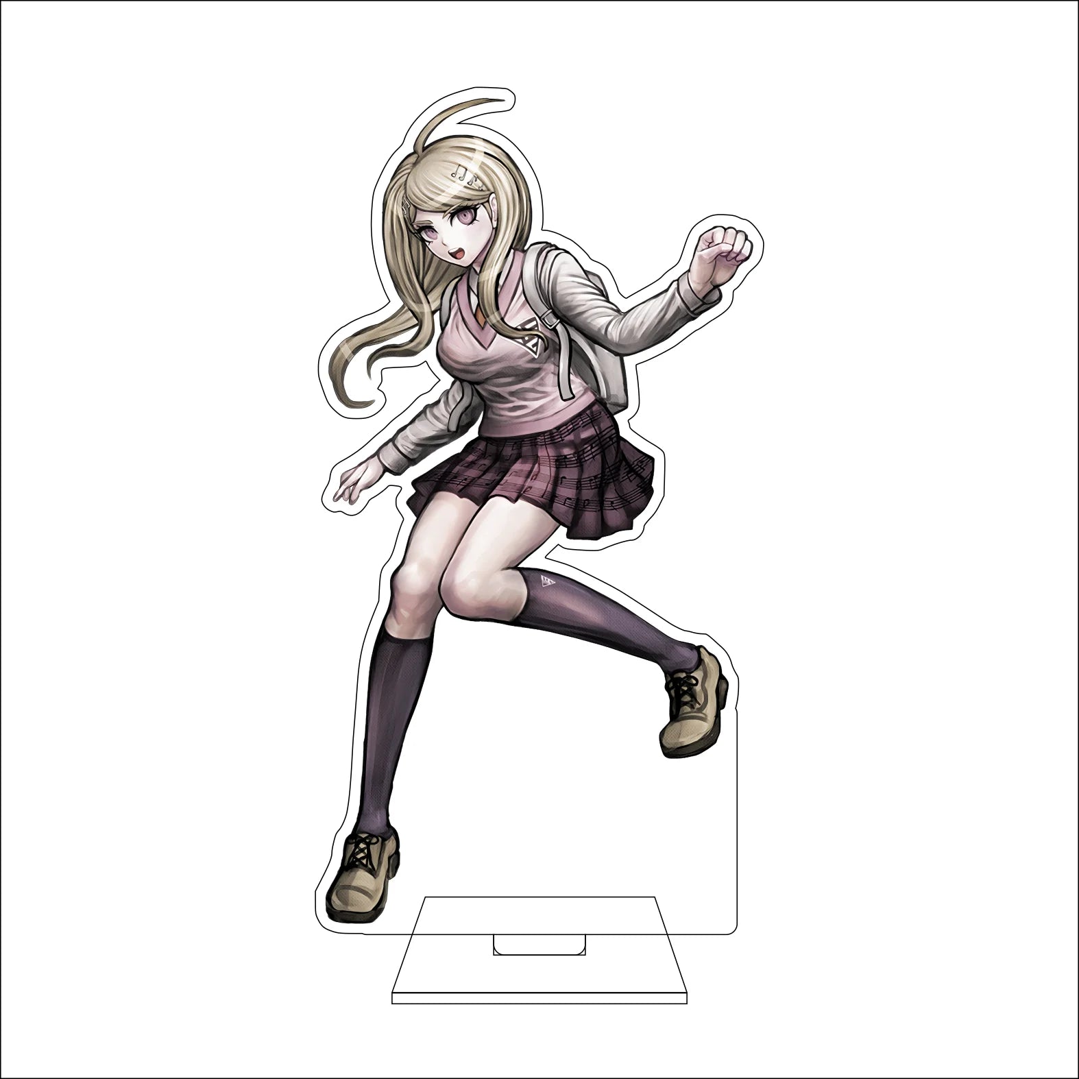 16CM Anime Danganronpa Cosplay Acrylic Figure Stand Plate Toko Fukawa Mondo Owada Maizono Sayaka Kirigiri Kyoko Ornaments Gifts