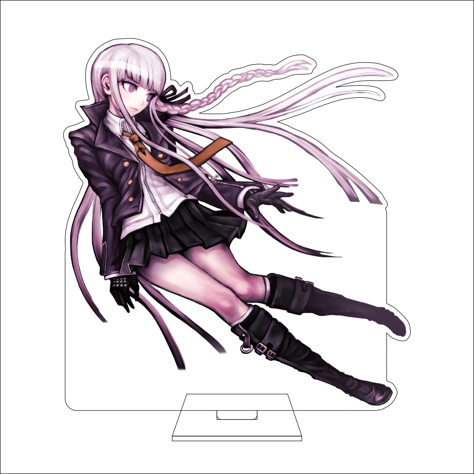 16CM Anime Danganronpa Cosplay Acrylic Figure Stand Plate Naegi Makoto Maizono Sayaka Genocider Syo Ornaments Gifts