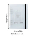 A5 Kpop Photocard Holder Binding Photo Cards Holder in Polaroid Album Book 3 Inches Heart Photo Card School Stationery Binder