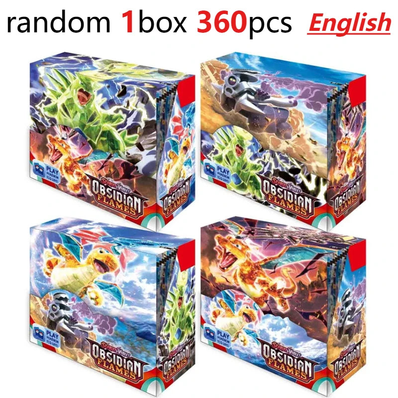 fun 360Pcs Pokemon Card TCG Scarlet&Violet Prismatic Evolutions 151 Prism 36 Pack Pokemon Booster Box Collectible Tradiner Card