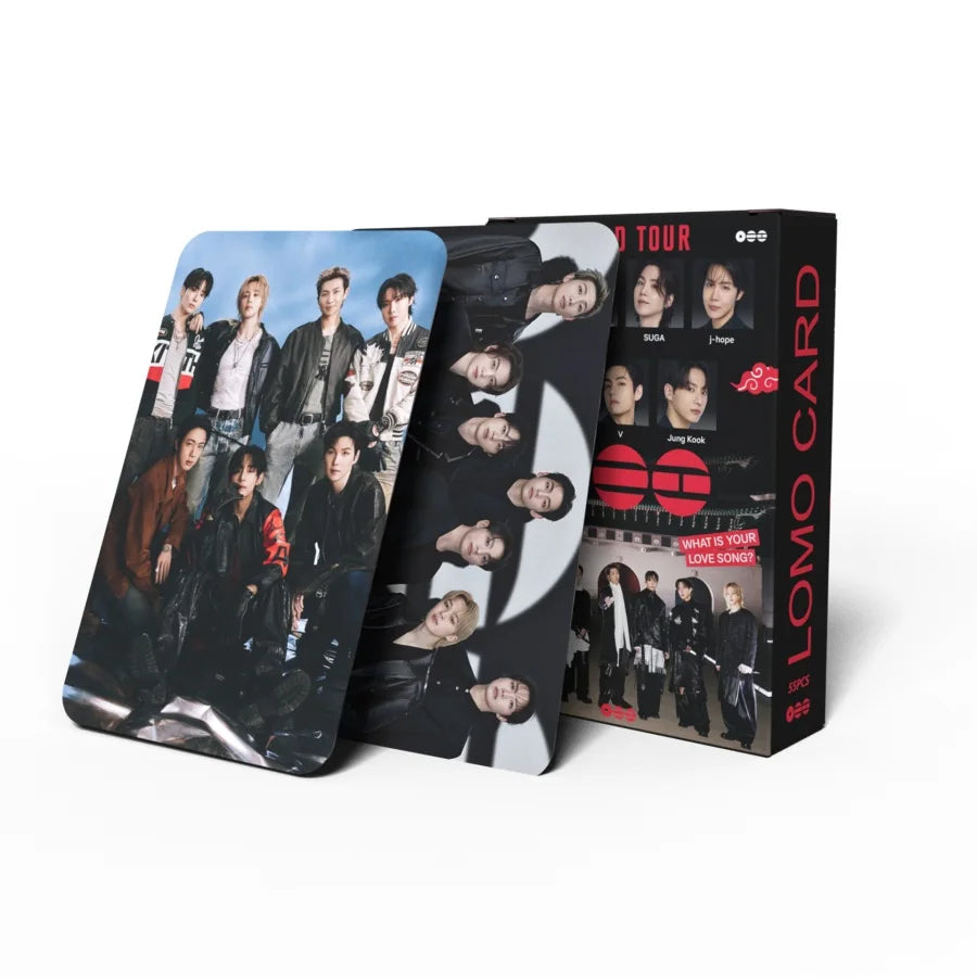 KPOP JIN Personal new album ECHO.new album "Proof" Kpop JUNG KOOK.LOMO card double-sided high-definition printing card