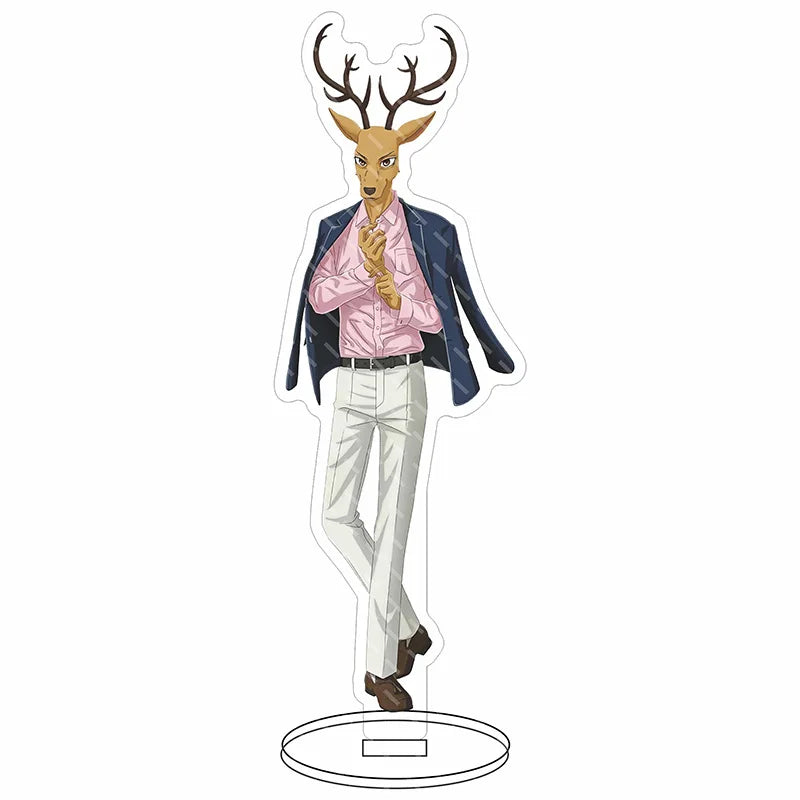 16CM Anime Figure BEASTARS‌‌ Legoshi Hal Louis Juno Jack Gohin Cos Acrylic Stand Ornaments Cute Chrismas Gifts