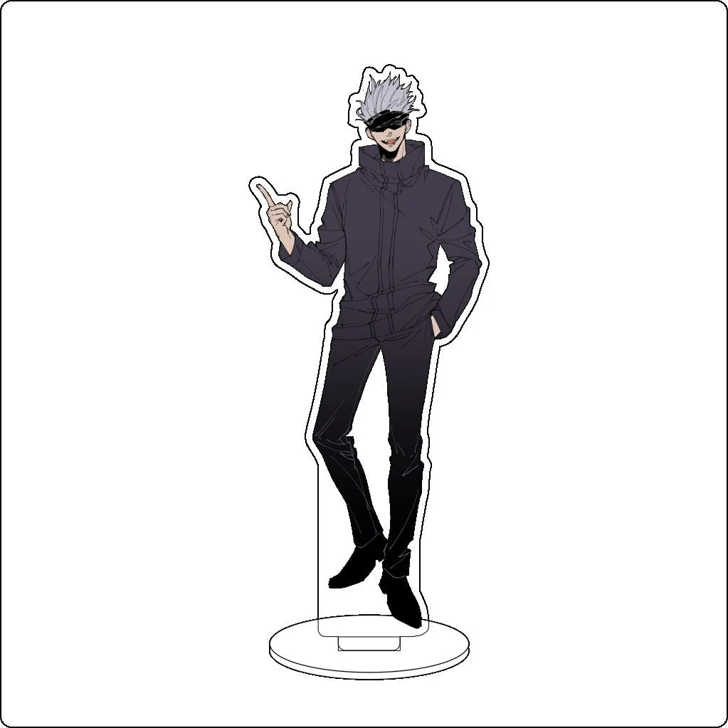 16CM Anime Jujutsu Kaisen Gojo Satoru Itadori Yuji Fushiguro Megumi Zen'in Maki Cos Acrylic Figure Stand Ornaments Chrismas Gift