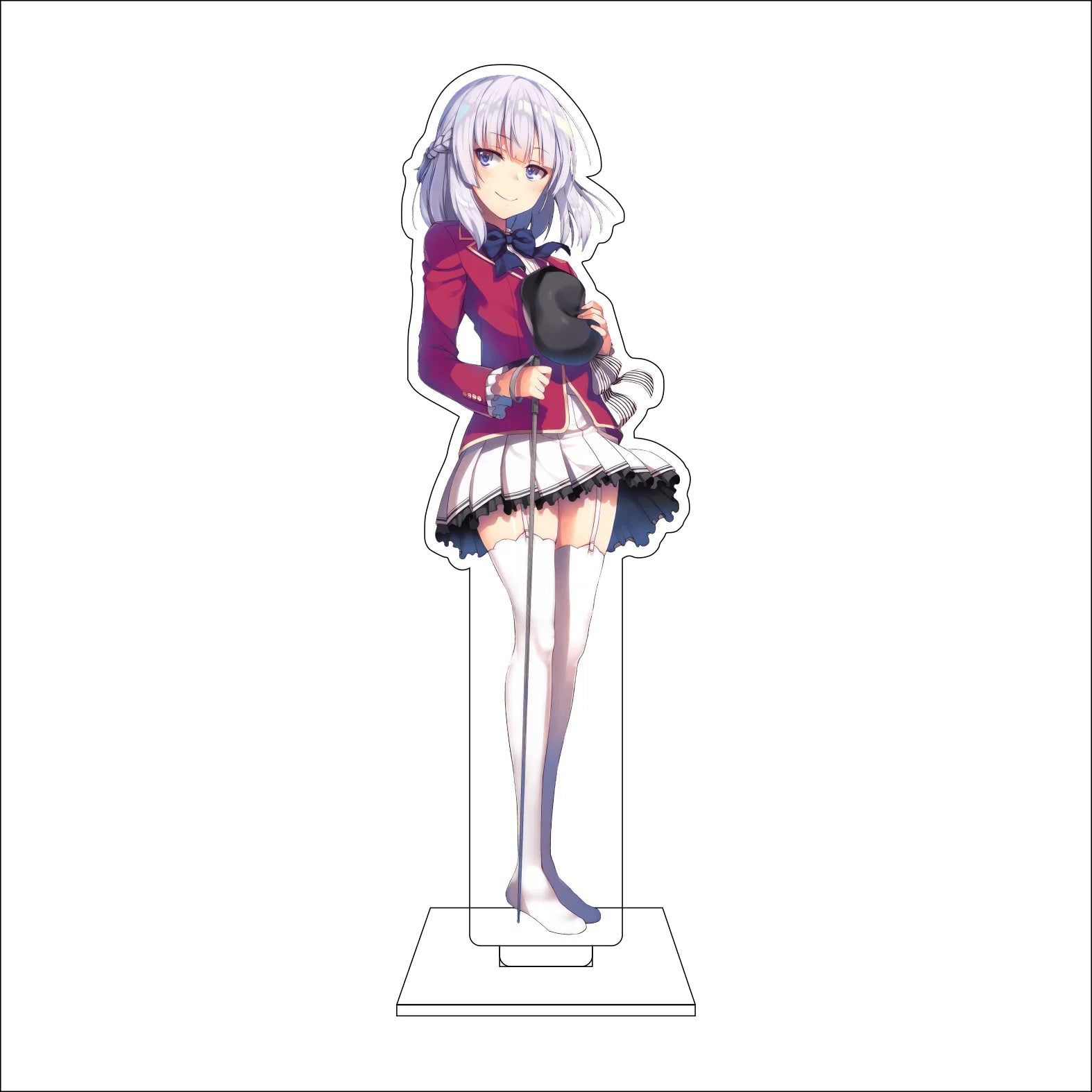 16CM Anime Classroom of the Elite Cosplay Acrylic Figure Stand Plate Ibuki Mio Karuizawa Kei Horikita Suzune Ornaments Gifts