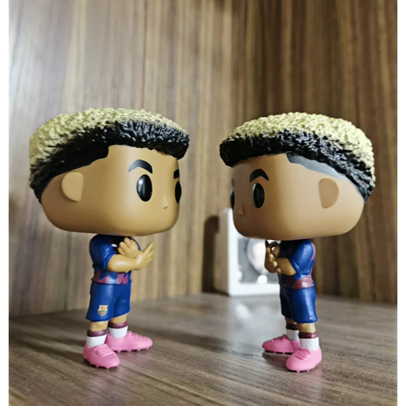 Original Funko Pop Lamine Yamal Figure FC Barcelona La Liga Football Collectible Figurine Desktop Ornament Perfect New Year Gift