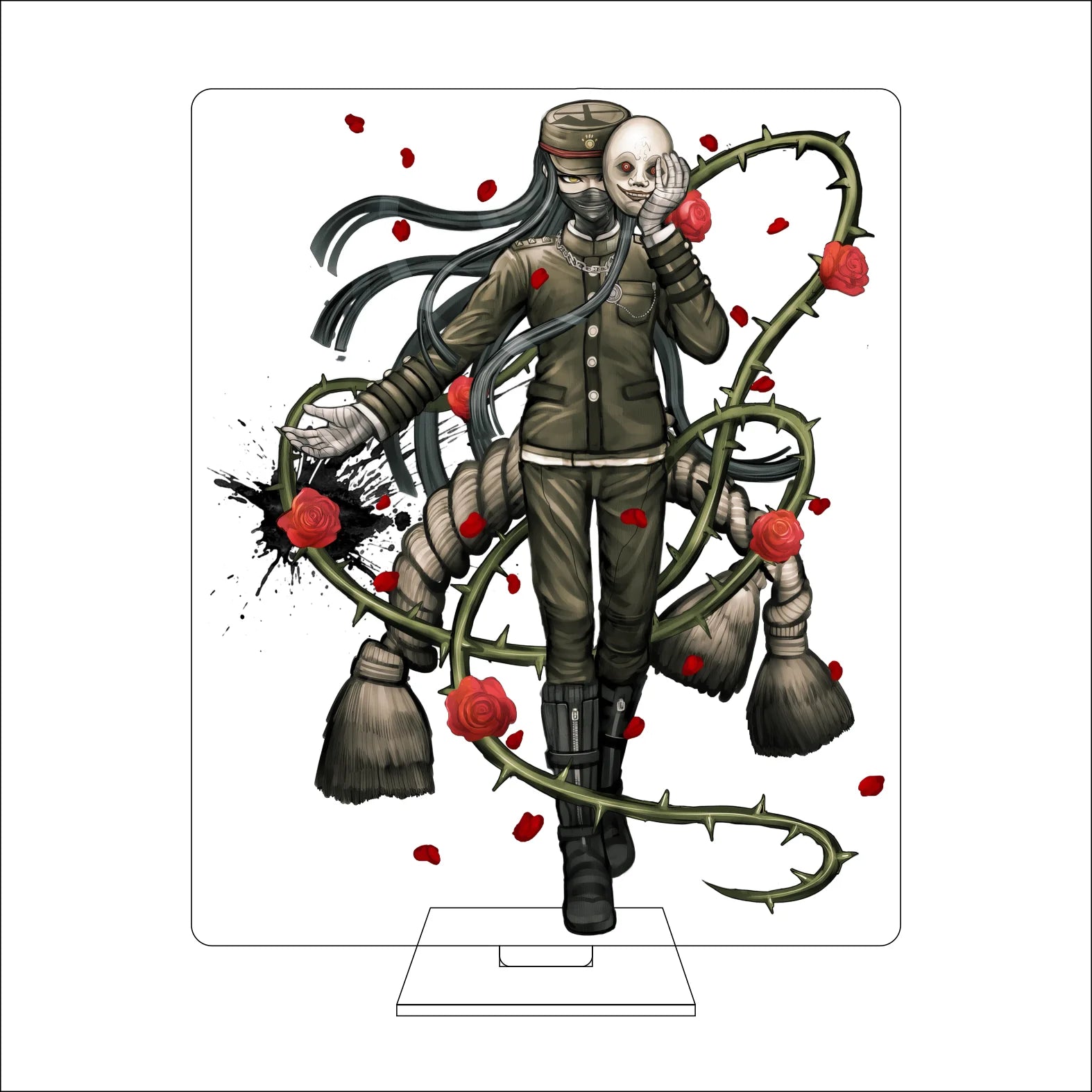 16CM Anime Danganronpa Cosplay Acrylic Figure Stand Plate Toko Fukawa Mondo Owada Maizono Sayaka Kirigiri Kyoko Ornaments Gifts