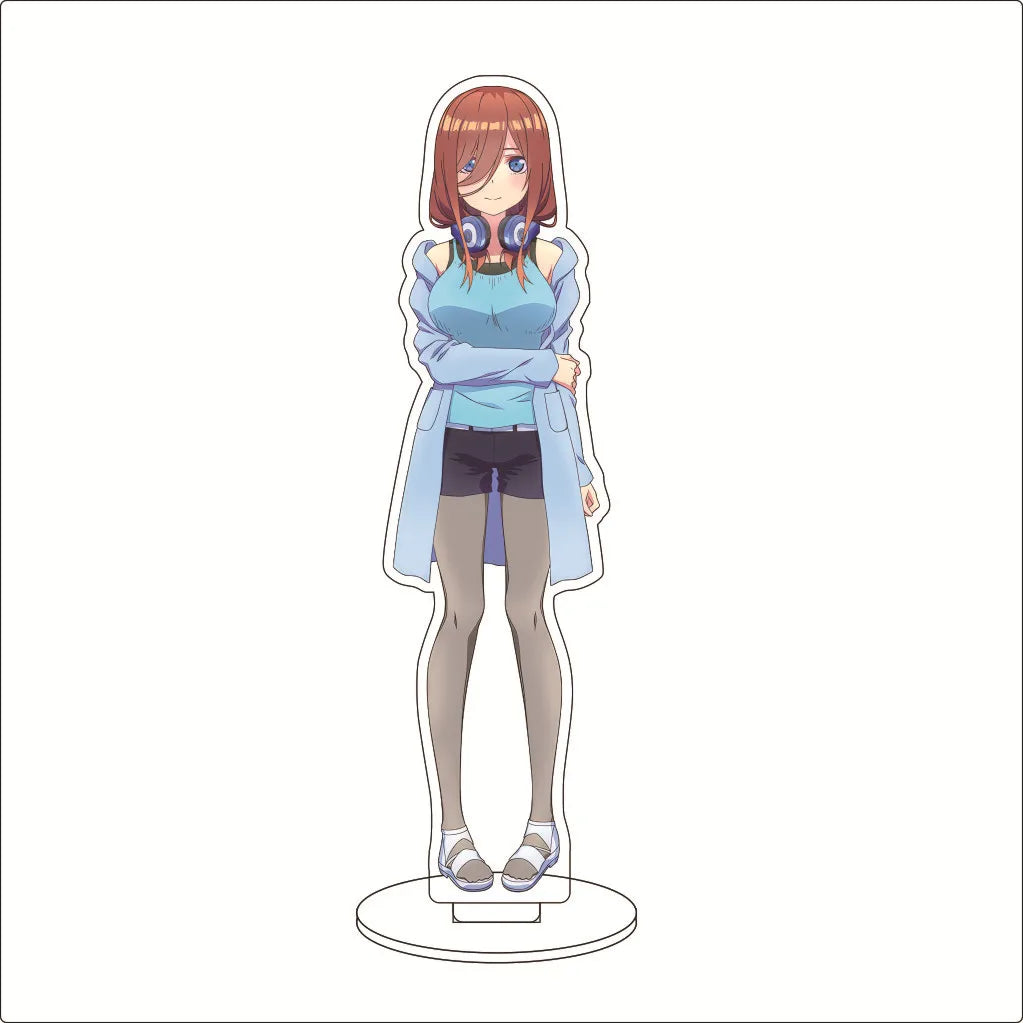 16CM Anime The Quintessential Quintuplets Nakano Nino Nakano Yotsuba Nakano Miku Nakano Ichika Cos Acrylic Figure Stand Ornament