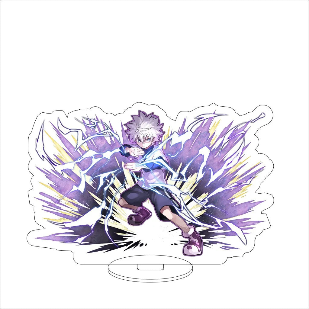 16CM Anime HUNTER x HUNTER Kite Kurapika Gon Freecss Killua Zoldyck Hisoka Cos Acrylic Figure Stand Ornaments Exquisite Gifts