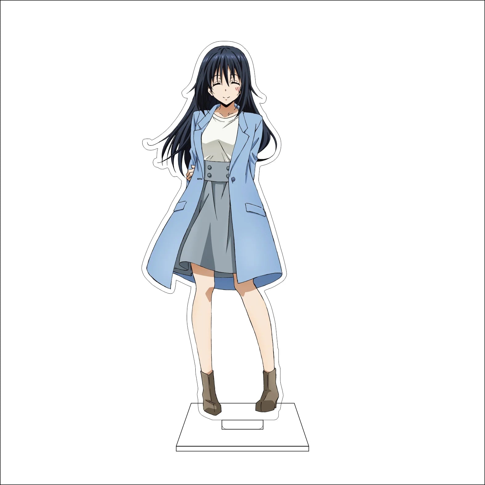 16CM Anime Rimuru Tempest Diablo shuna Shizue Izawa Cosplay Acrylic Figure Stand Plate Ornaments Gifts