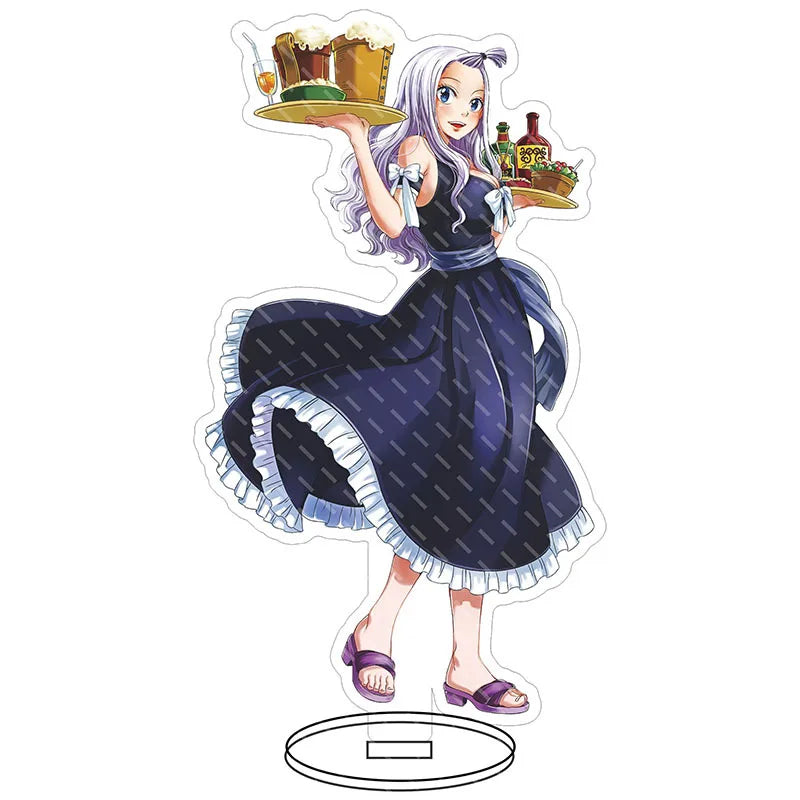 16CM Anime Figure FAIRY TAIL Natsu Dragneel Lucy Heartfilia Erza Scarlet Wendy Marvell Cos Acrylic Big Stand Ornaments Gifts