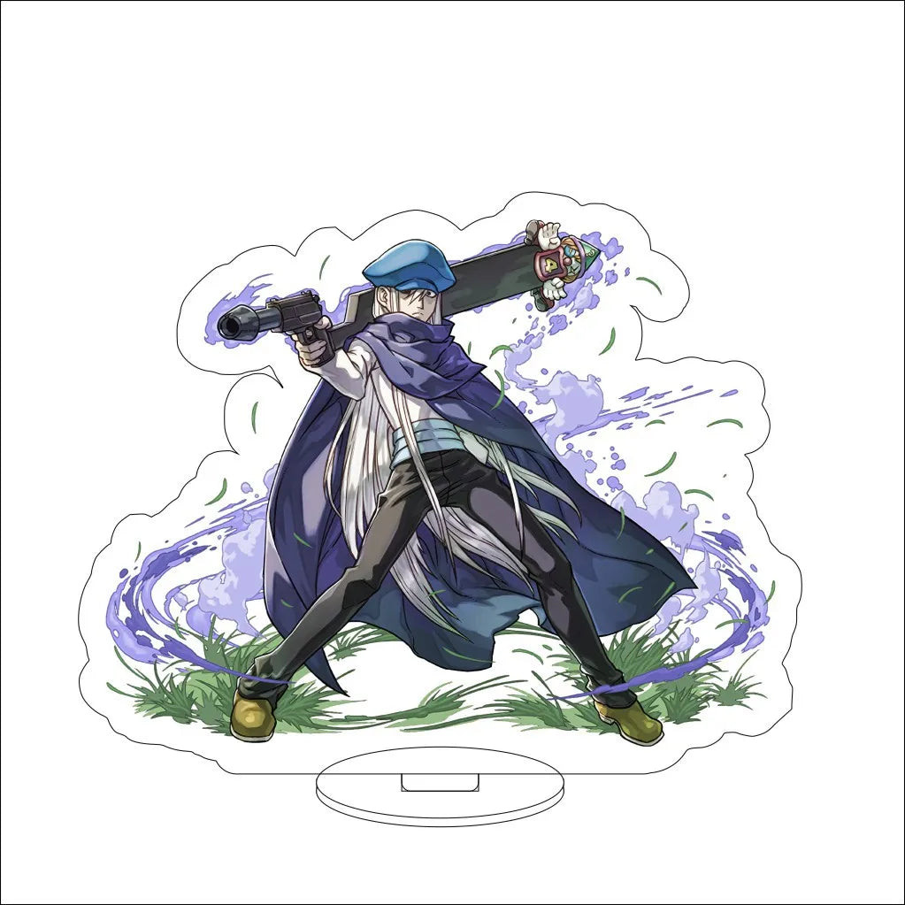 16CM Anime HUNTER x HUNTER Kite Kurapika Gon Freecss Killua Zoldyck Hisoka Cos Acrylic Figure Stand Ornaments Exquisite Gifts