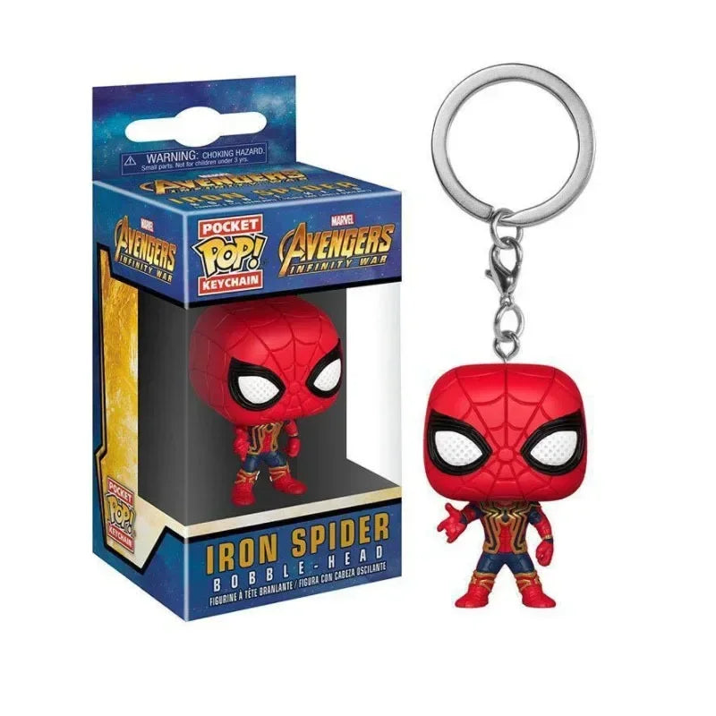 NEW FUNKO POP Spider-Man Spider-GWEN GREEN GOBLIN ZOMBIE HUNTER SPIDEY Peter Parker Mysterio Keychain Vinyl Figure Toys