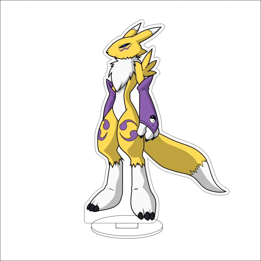 16CM Anime Digital Monster Hououmon Metal Greymon Drimogemon Cherubimon Cos Acrylic Figure Stand Ornaments Chirstmas Gifts
