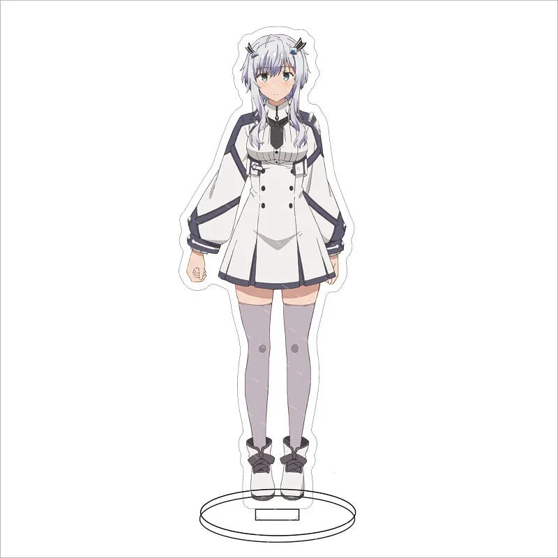 16CM Anime Figure The Misfit of Demon King Academy Misha Necron Sasha Necron Misha Ilioroggo Cos Acrylic Stand Ornaments Gifts
