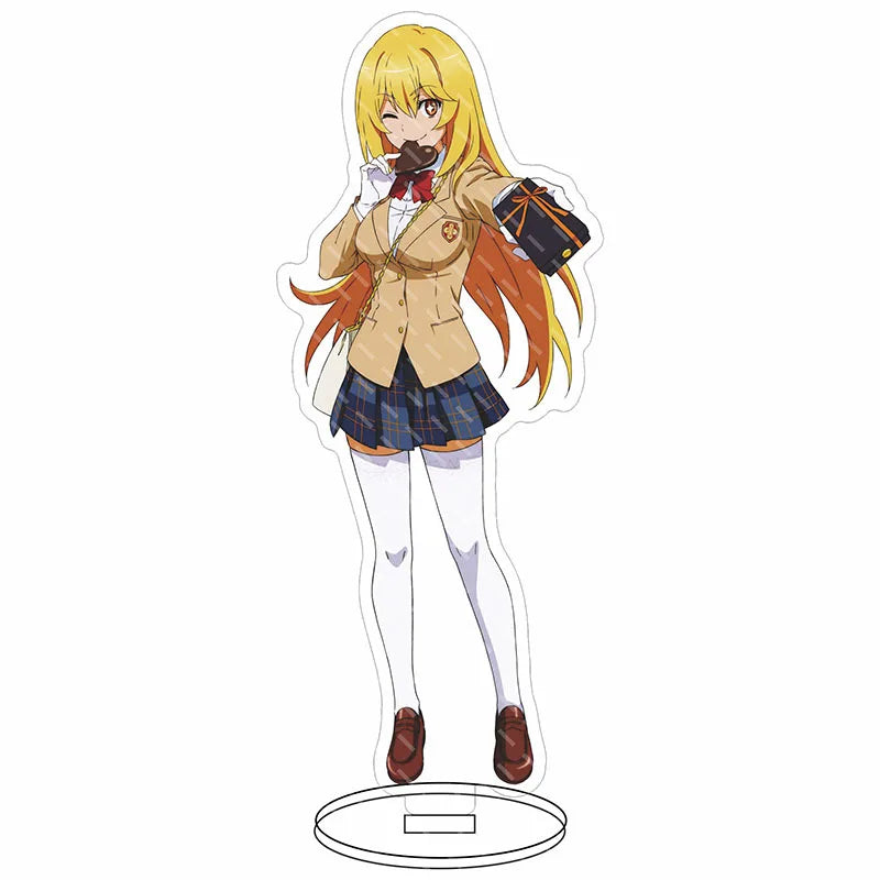 16CM Anime Figure A Certain Scientific Railgun‌ Misaka Mikoto Shirai Kuroko Uiharu Kazari Cos Acrylic Stand Ornaments Gifts