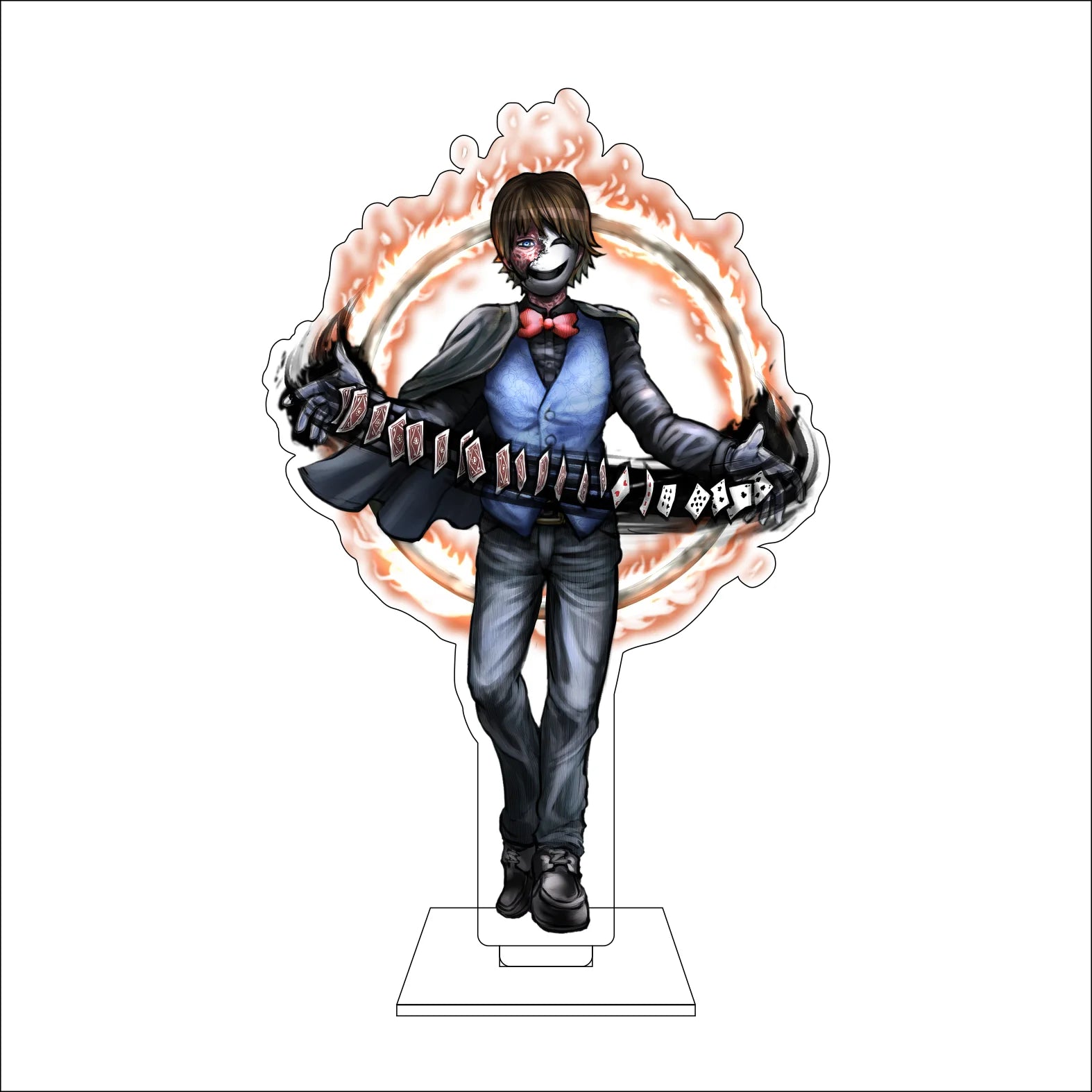16CM Anime Danganronpa Cosplay Acrylic Figure Stand Plate Naegi Makoto Maizono Sayaka Genocider Syo Ornaments Gifts