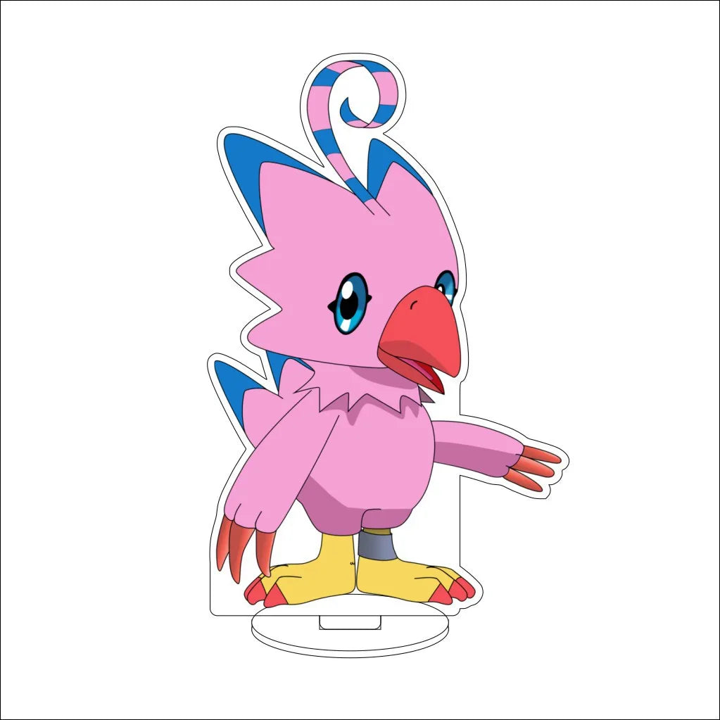 16CM Anime Digital Monster Hououmon Metal Greymon Drimogemon Cherubimon Cos Acrylic Figure Stand Ornaments Chirstmas Gifts