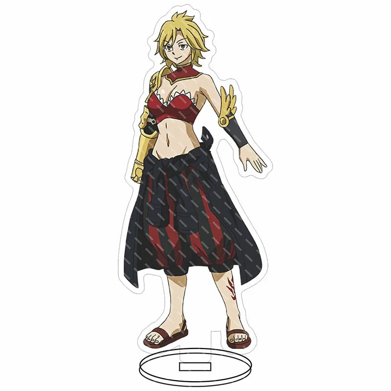 16CM Anime Figure FAIRY TAIL Natsu Dragneel Lucy Heartfilia Erza Scarlet Wendy Marvell Cos Acrylic Big Stand Ornaments Gifts