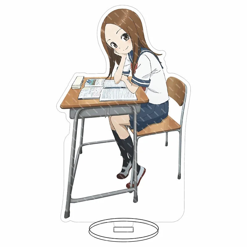16CM Anime Figure Teasing Master Takagi-san Nishikata Takagi Cos Acrylic Stand Ornaments Cute Chrismas Gifts